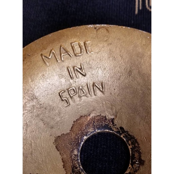 1950s Spanish Decorative Brass 5 Light Chandelier - Picture 10 of 10